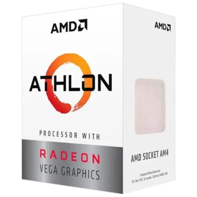 Processador AMD Athlon 3000G, até 3.5GHz, Cache 5MB, 2 Núcleos e 4 Threads, AM4 - YD3000C6 - Foto 3