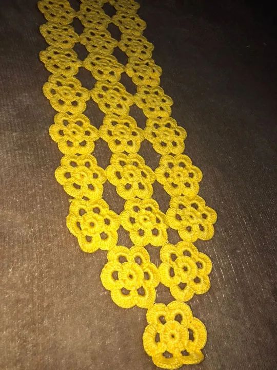 Caminho de mesa de Crochê - Foto 2