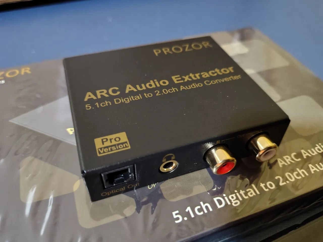 Conversor de Áudio PROZOR HDMI ARC p/ RCA Óptico - 5.1ch p/ 2.0ch - Novo na caixa - Foto 4