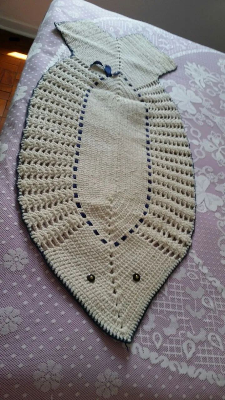 Caminho de Mesa/Tapete de Crochê Artesanal - Foto 5