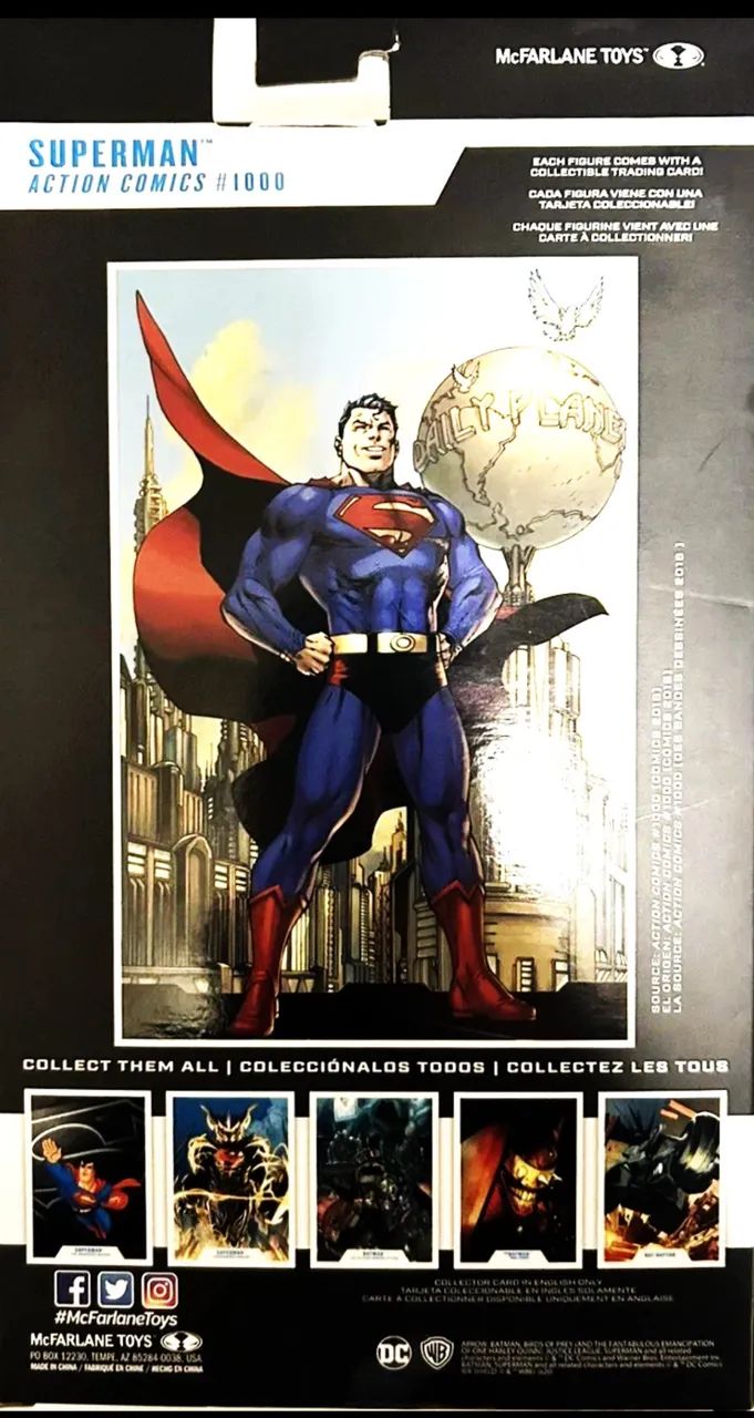 02 Action figure Batman e Superman Mcfarlane Action comics e detetive comics 1000 - Foto 2