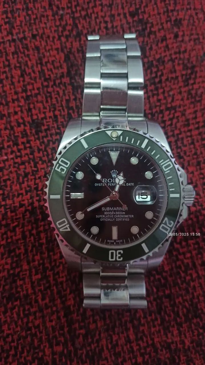 Relógio Rolex Submariner Verde