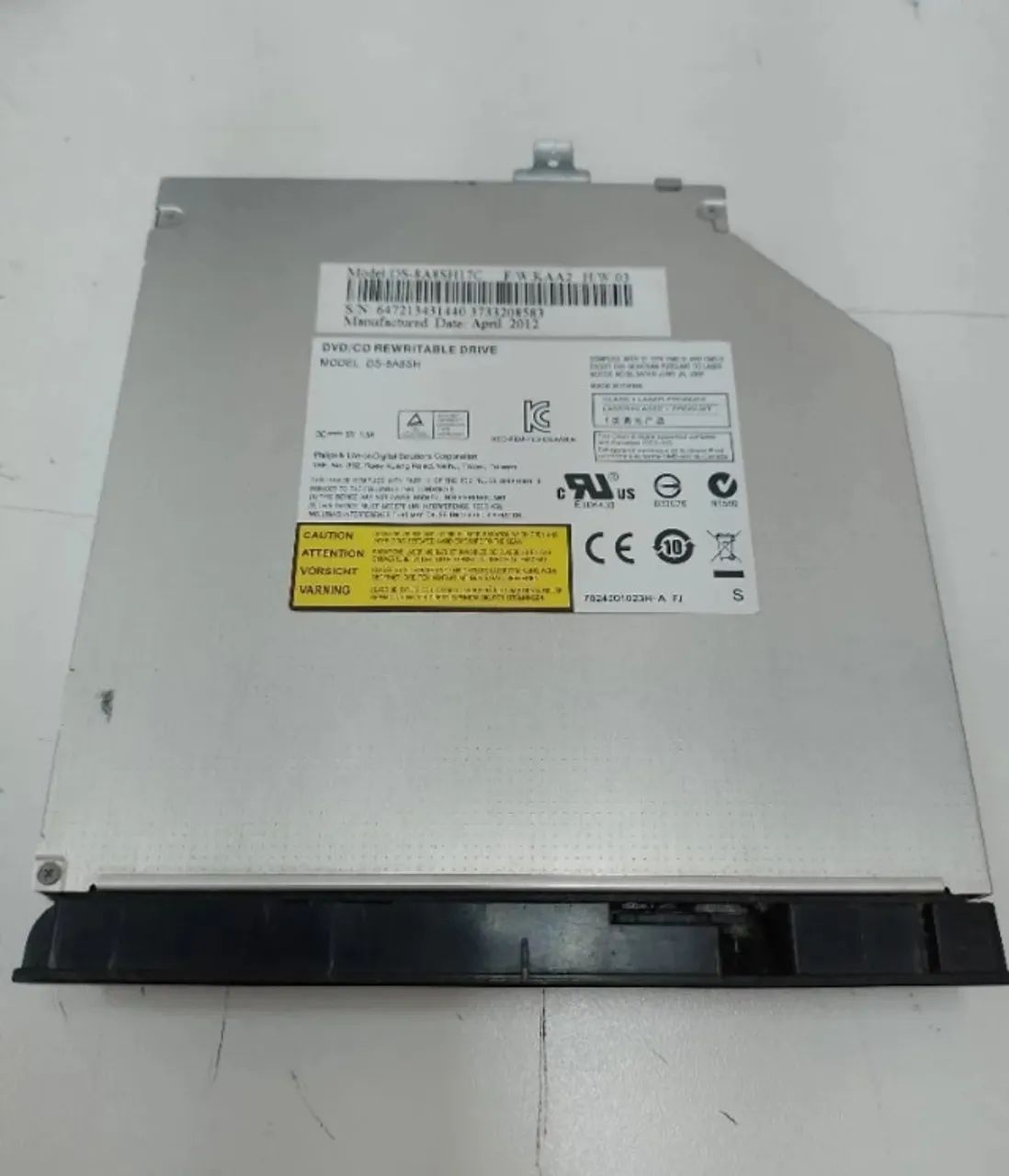 DVD-CD Rewritable Drive - Modelo DS-8A8SH17C