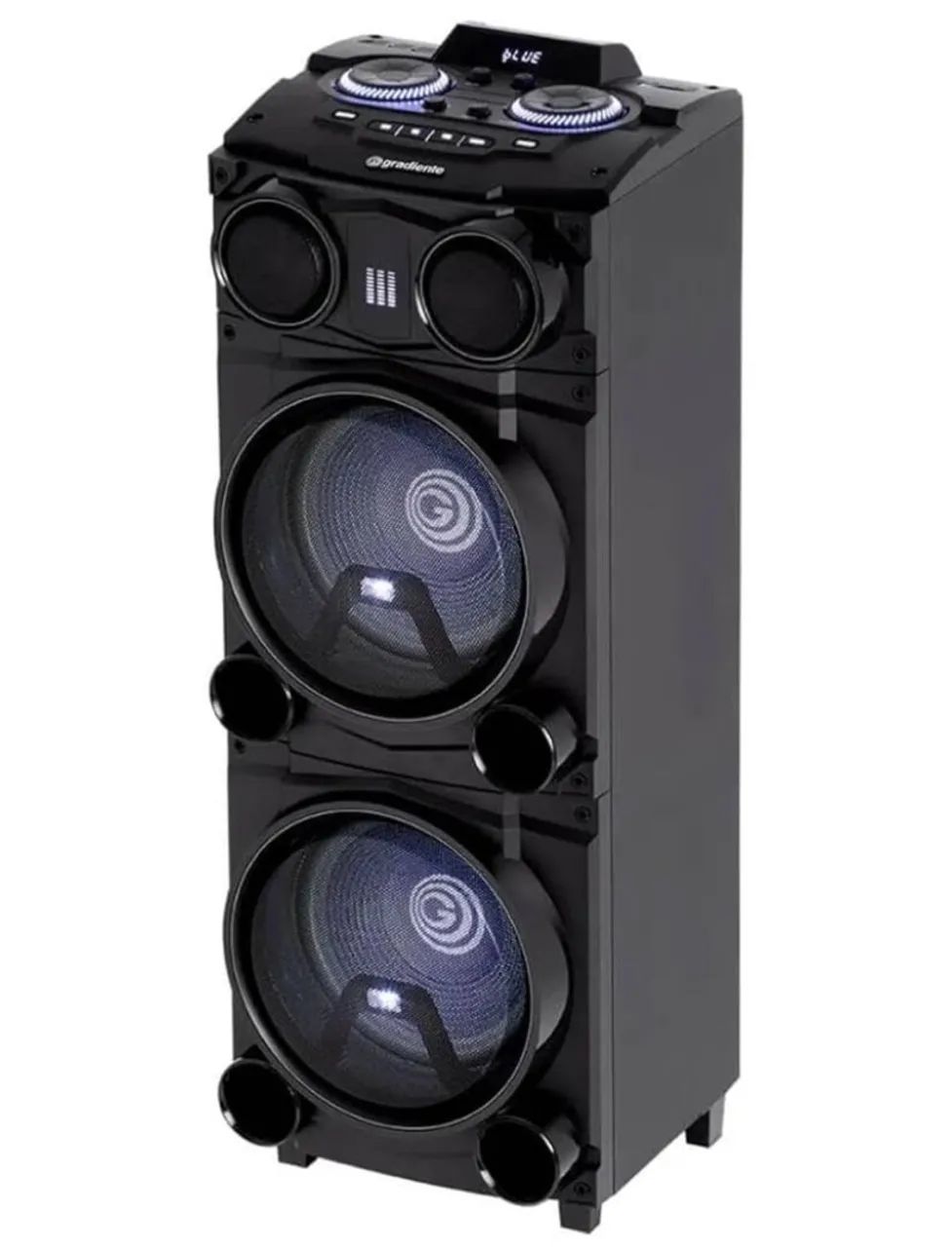 Caixa de Som Gradiente com Bluetooth e Duas Woofers