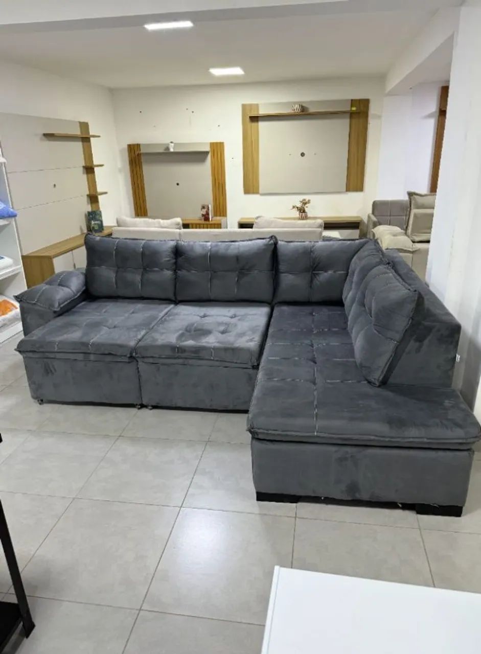 Sofa de Canto Taurus 2,73 m Novo entregamos