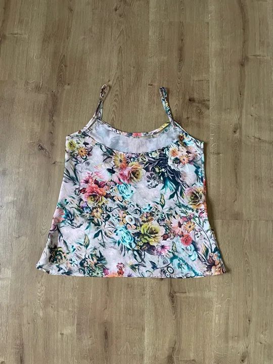 Blusa de alcinha estampa floral tam P Cruz & Ces
