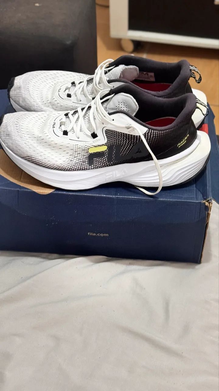 Tênis Fila Racer Branco e Verde