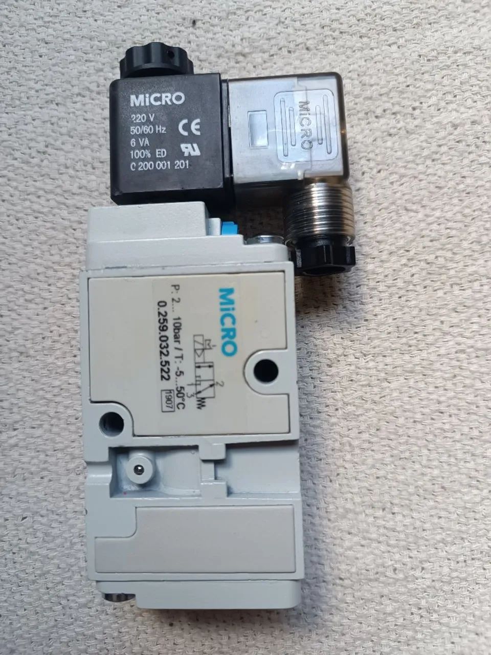 válvula solenóide eletrovalvula marca Micro Automação  - Foto 3
