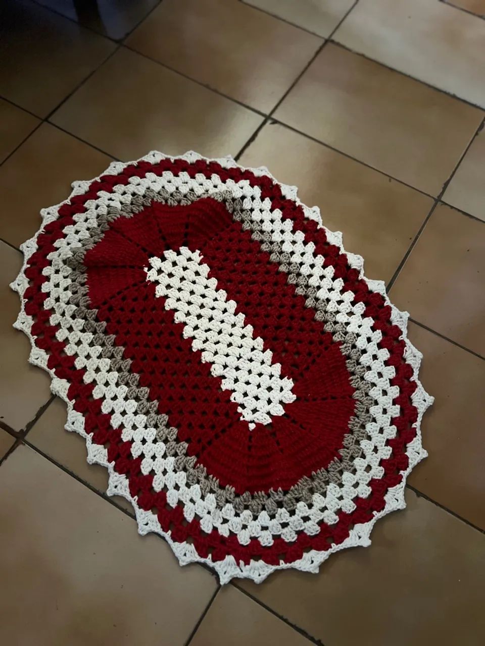 Tapete e Passadeira de Crochê - Artesanal - Foto 3