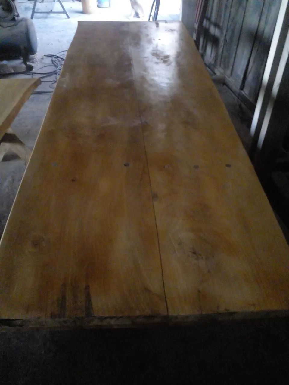 Mesa de madeira rústica - Foto 3