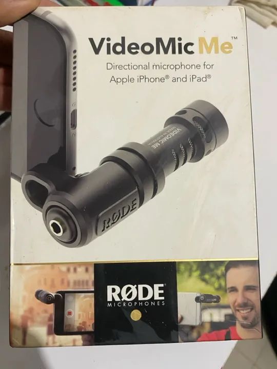 Microfone RØDE VideoMic Me para iPhone e iPad