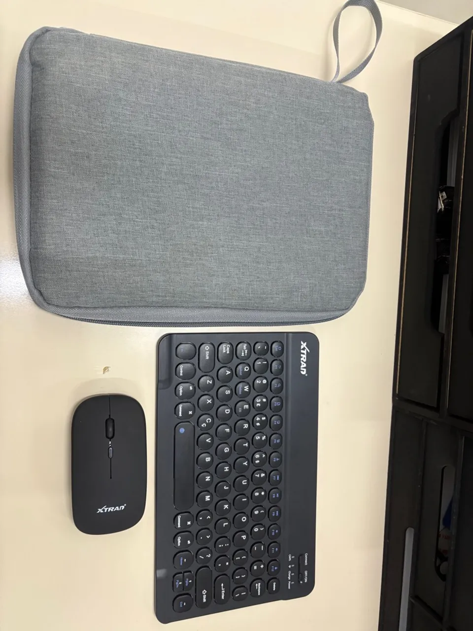 Teclado e Mouse Bluetooth XTRAD + Capa Protetora