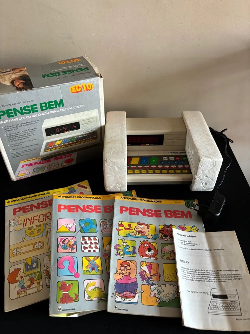 Brinquedo Raridade- Pense Bem - Tec Toy funcionando perfeitamente  - Foto 2