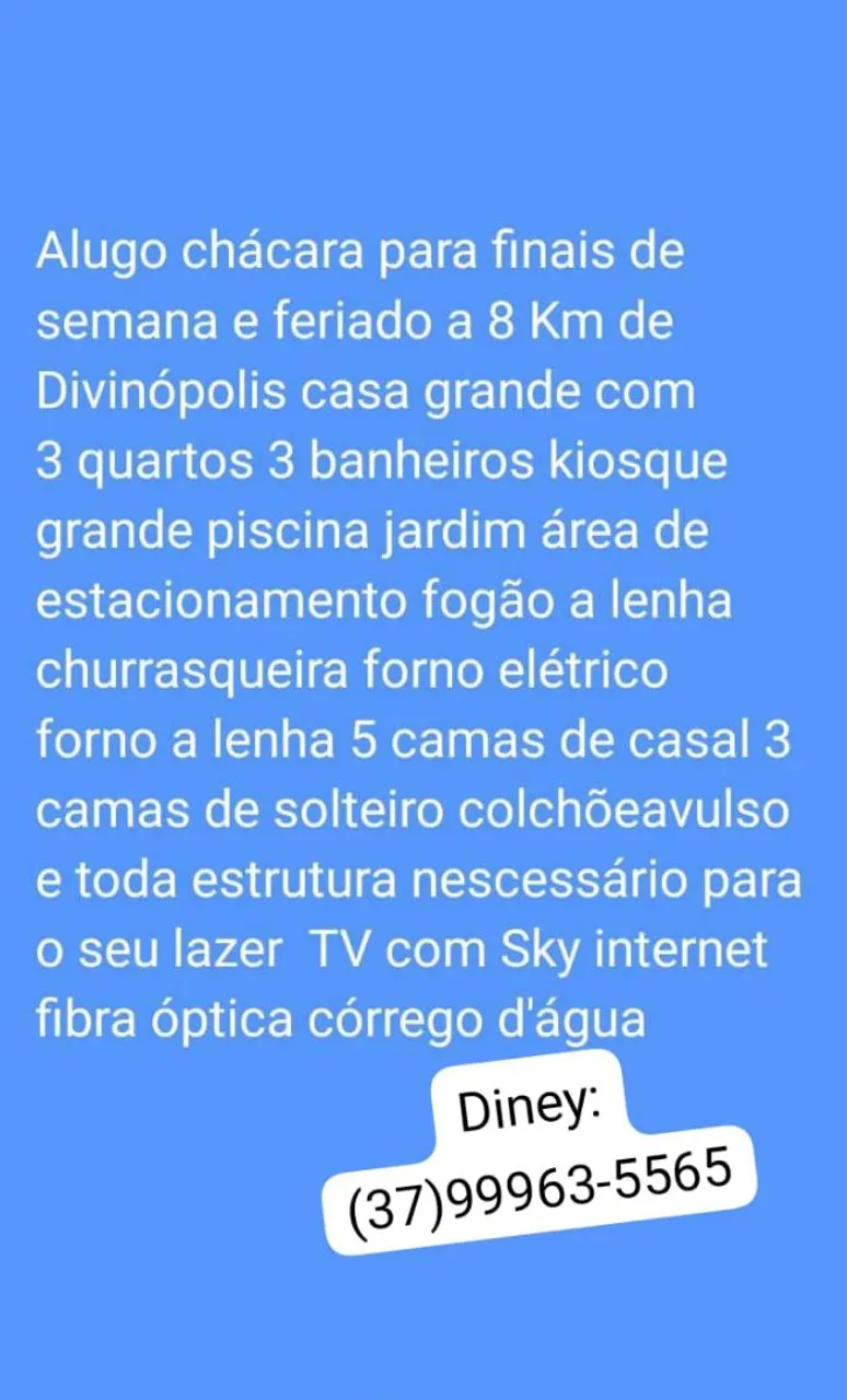 Sítio temporada 