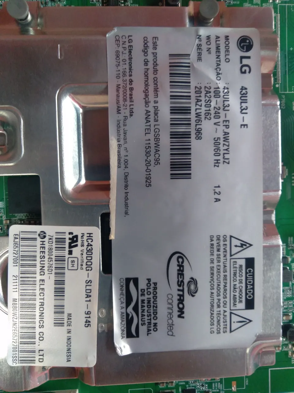 Placa Principal LG 43UL3J-E