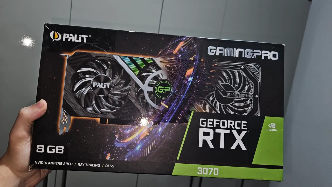 Placa de Vídeo Palit GeForce RTX 3070 8GB GamingPro