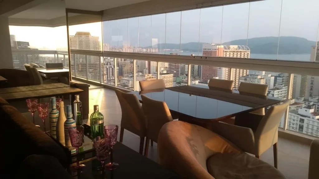 Comprar cobertura duplex no Gonzaga Santos, 420 m², vista panorâmica de 180º para o mar -