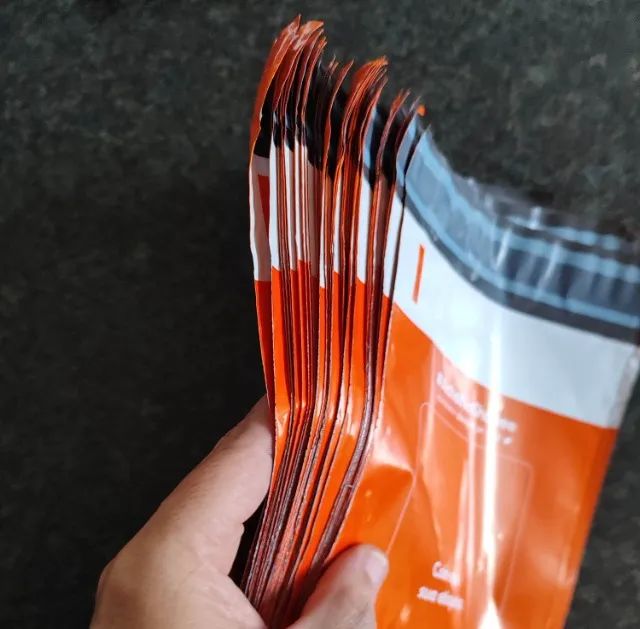Kit com 10, 25 ou 50 Envelopes Saco de Segurança Embalagem Shopee Inviolável COEX 15x20cm - Foto 4
