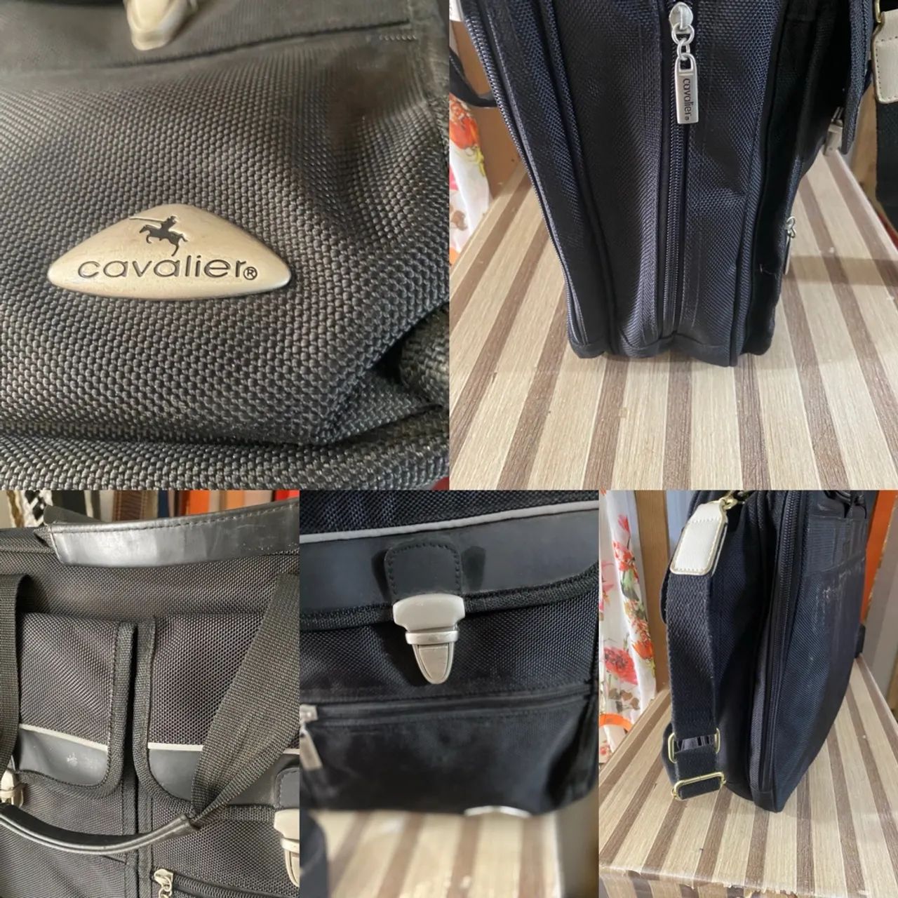 Bolsa viagem cavalier, 2 formas de uso, vários compartimentos  - Foto 6