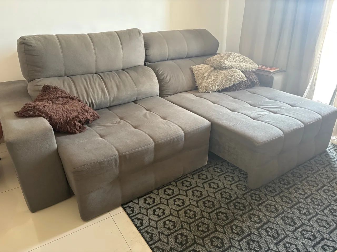 Sofá em dois módulos retrátil  - Foto 2