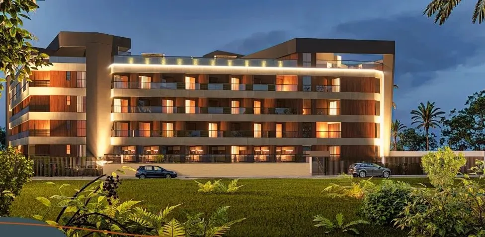 Oportunidade na Praia dos Carneiros em flats na planta com mensais de 964 reais.