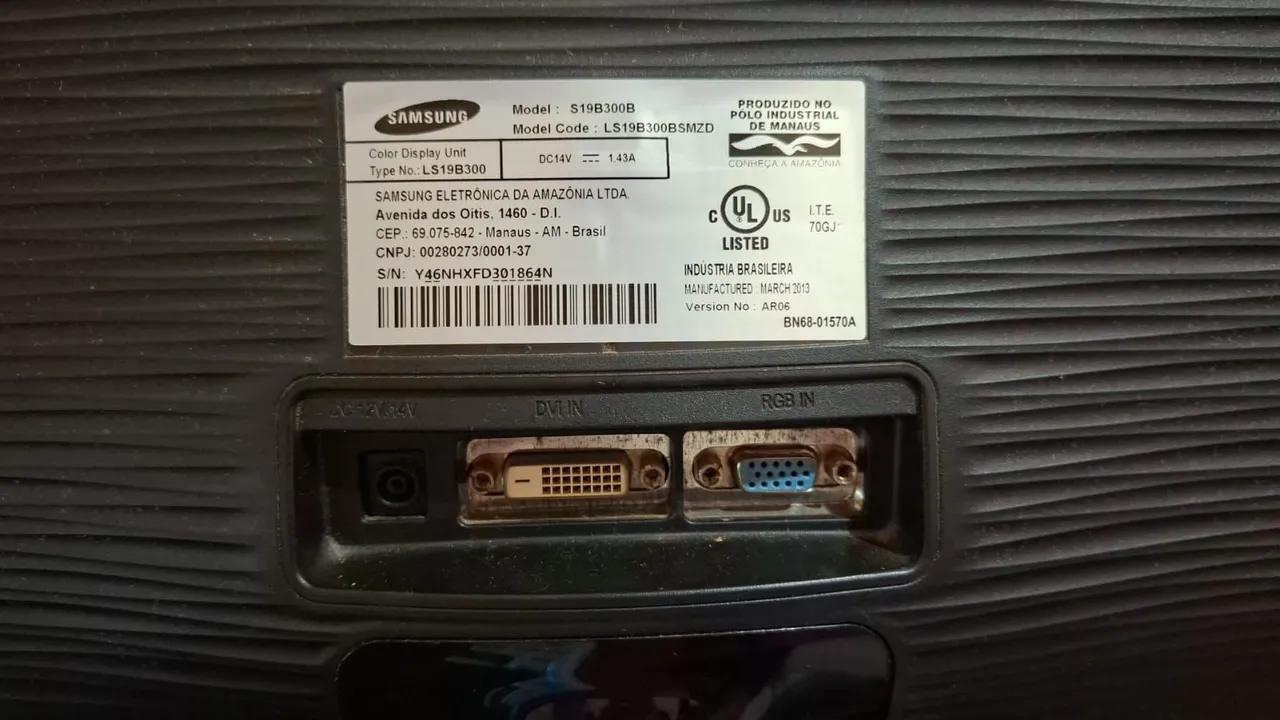 Monitor Samsung S19B300B