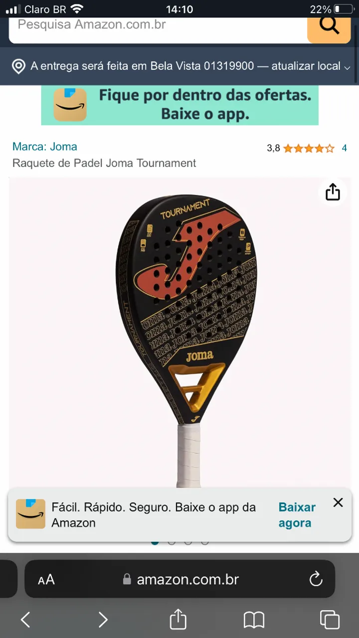 Raquete Padel