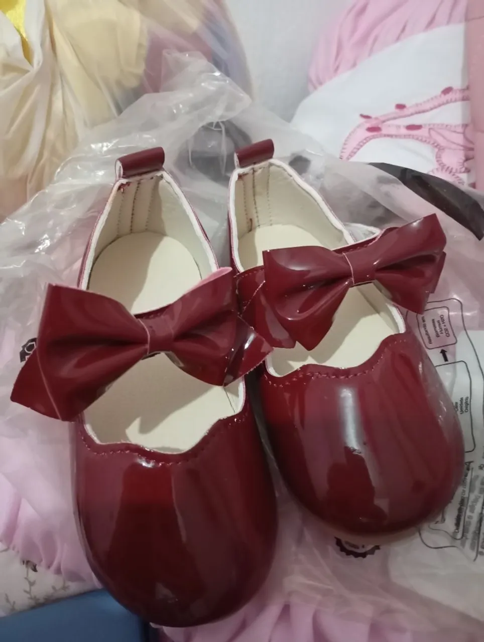 Sapatinhos de Bebê - Vermelho