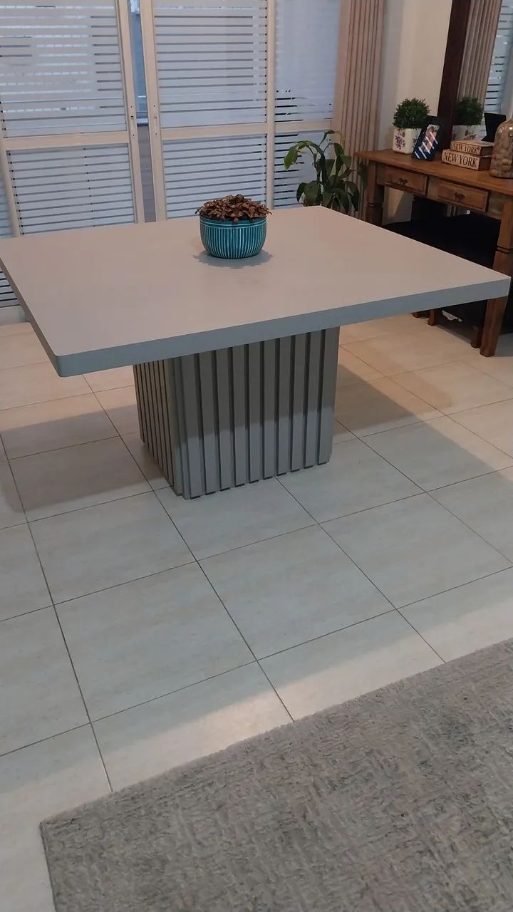 Mesa de Jantar Quadrada Moderna - Foto 5