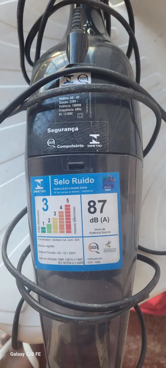 Aspirador de Pó Agratto AS-02 1000W (220V) - Semi Novo!