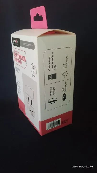 Tomada Dupla USB e Interruptor USB - Foto 5