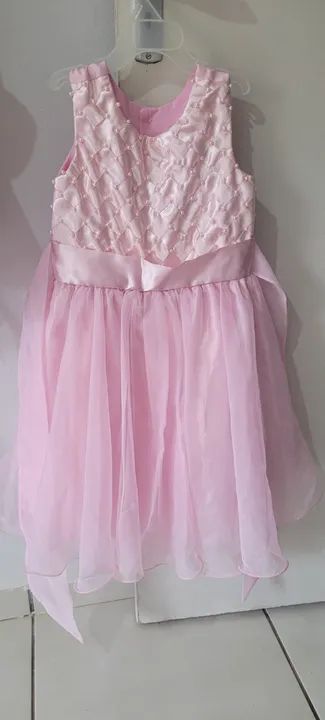 Vestido Rosa Festas 4 anos Lindo!!! - Foto 4