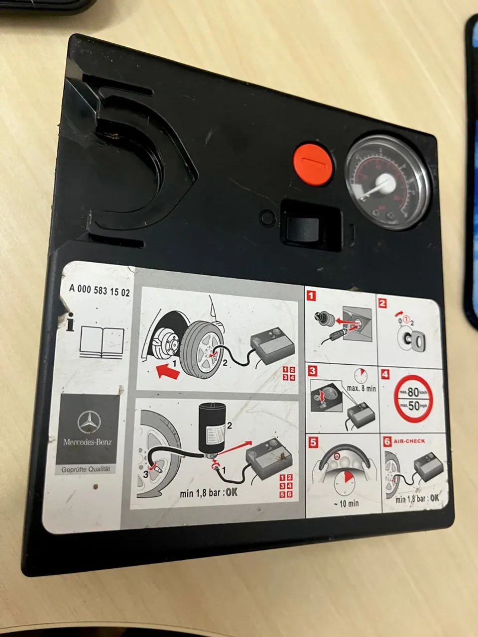TIRE FIT COMPRESSOR PNEUS MERCEDES