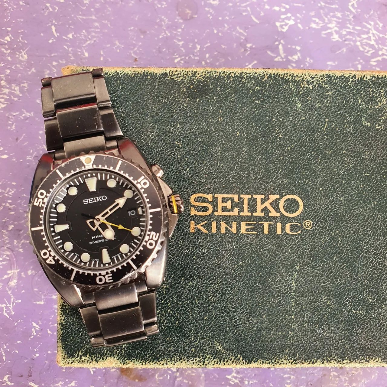 Relogio Seiko 5m62 Kinetic Divers 200mts - Acessórios - Boqueirão