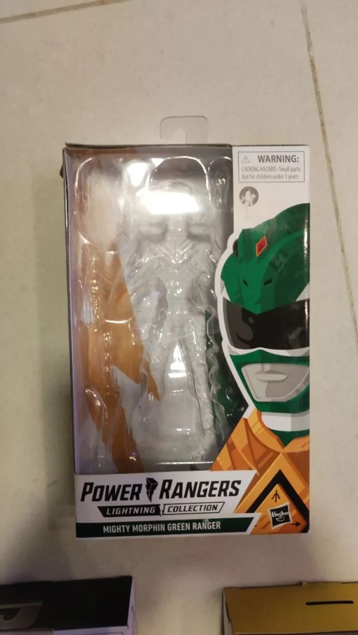 Caixas Power Rangers Lighting Collection - Verde, Preto e Amarela (Vazias) - Foto 3
