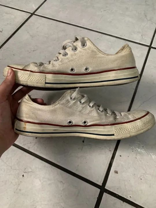 Allstar Branco - Cano Baixo - Tamanho 38 - Foto 2