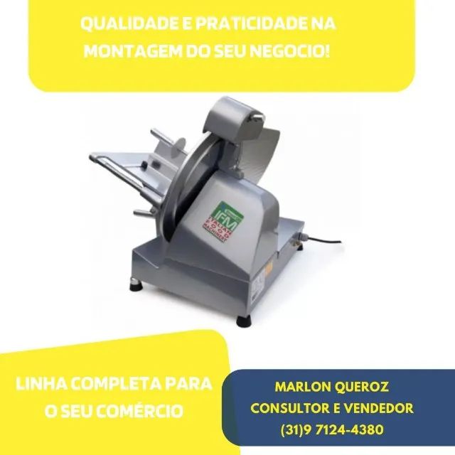 Cortador de Frios Inox Palladium Novo