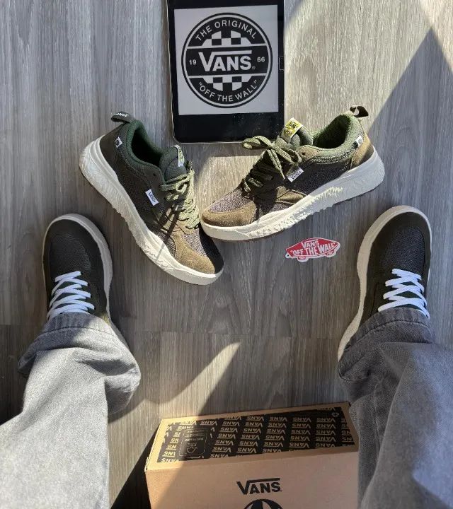 Tênis Vans Verde Musgo Masculino Linha Premium - Foto 5
