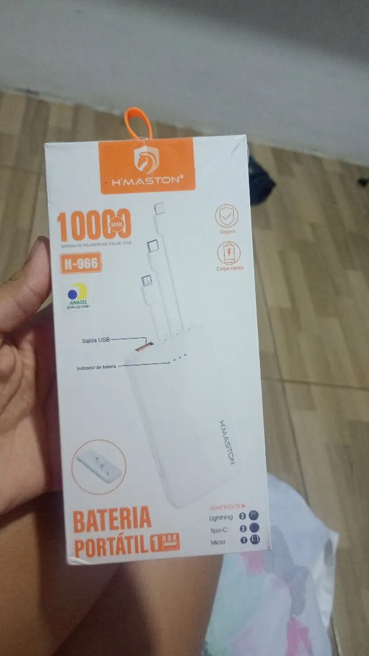 Carregador Portátil 10000mAh H'MASTON