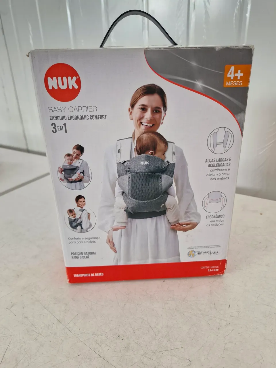 Canguru Ergonômico Nuk 3 em 1 - 4+ Meses