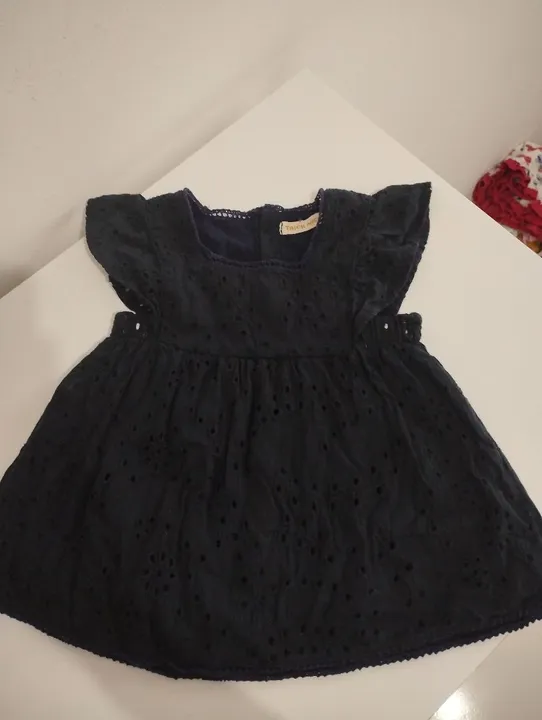 Vestido de renda grossa infantil TAM P