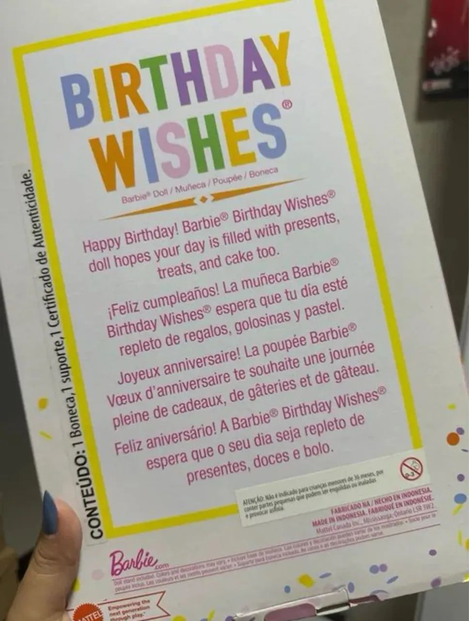 Boneca Barbie birthday wishes  - Foto 2