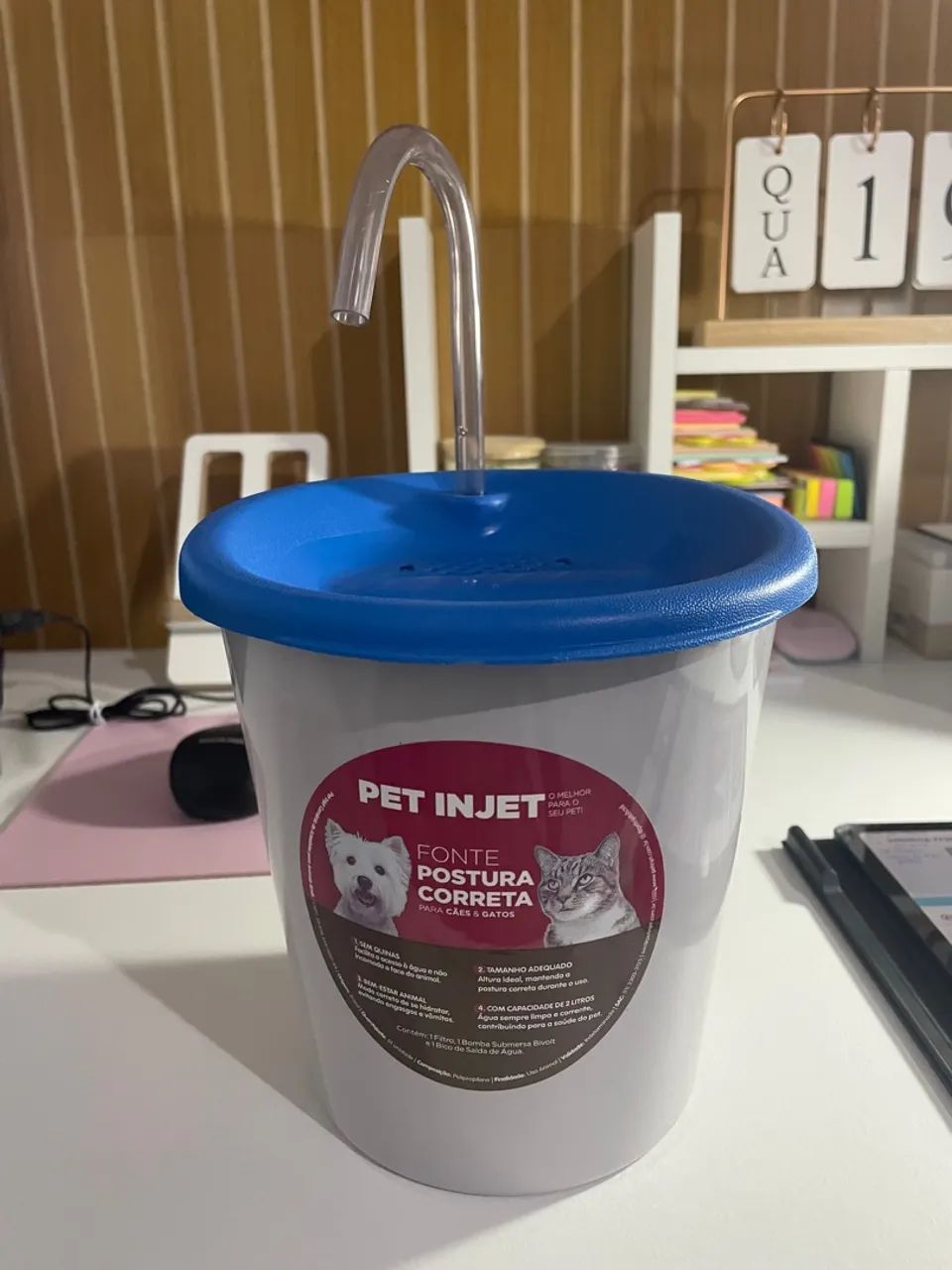 Fonte bebedouro para cães e gatos Pet Injet