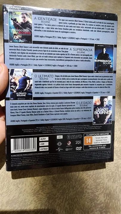 Dvd Coleção Bourne 4 Filmes Lacrado  - Foto 2