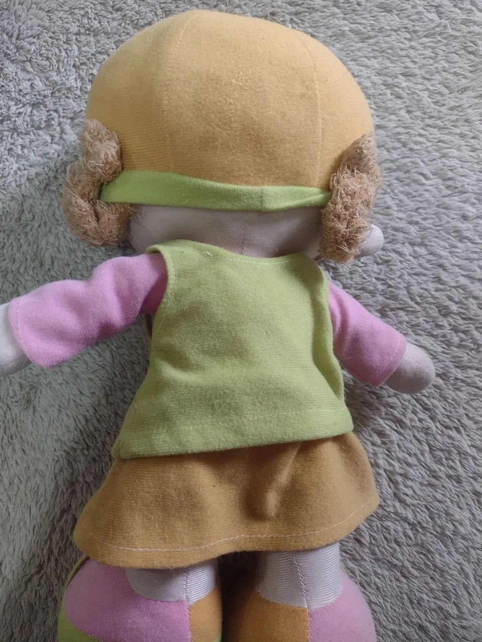 Vendo linda boneca antiga de tecido  - Foto 3