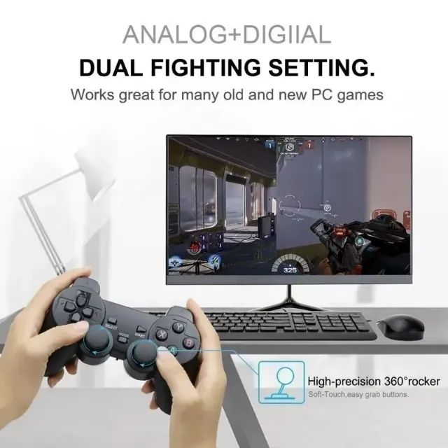 Adaptador Bluetooth Controle game stick para PC etc - Foto 2