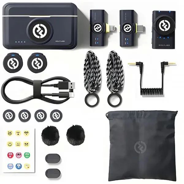 Microfone Sem Fio Hollyland LARK M2 Combo - Foto 3