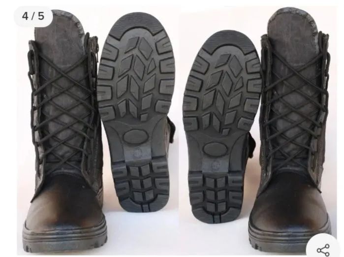 Bota Coturno Masculina Preta - Foto 2