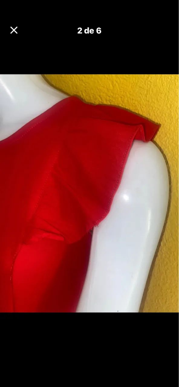 Vestido vermelho M/G - Foto 4