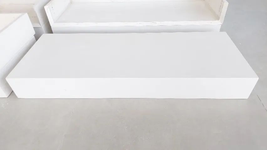 Revestimento Alto Padrão para Escada em Quartzo Branco - Foto 2